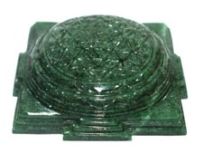 Shree Yantra En Jade Vert