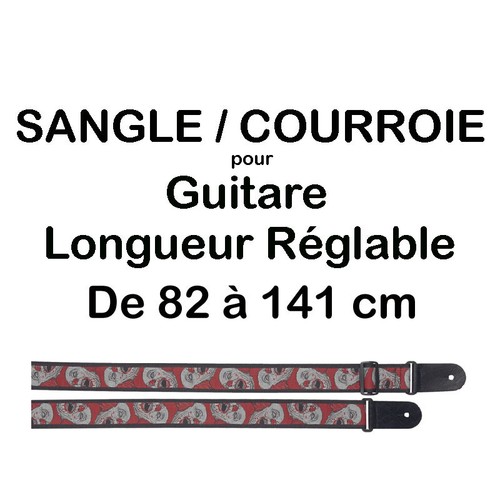 Sangle guitare nylon tisse - guitare,