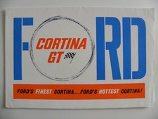 Rare bochure FORD CORTINA GT