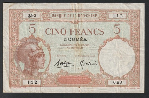 Francs 1926 noumea - francs,,