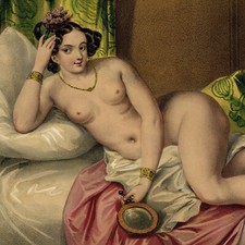 Curiosa Nu Modèle au miroir -