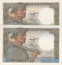 FRANCE - 10 FRANCS MINEUR type