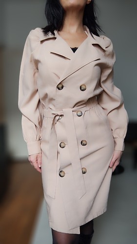 Robe trench beige neuve naf - beige,