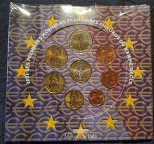 Coffret euros France BU 2001 -