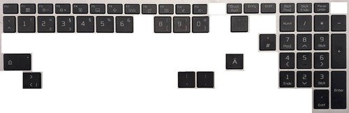 In159 touches clavier - in159,