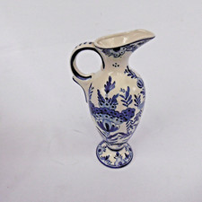 aiguière faience blue delft