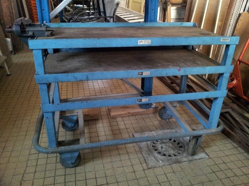 Etabli metallique charriot - etabli,