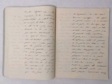 Cahier d'écolier manuscrit -