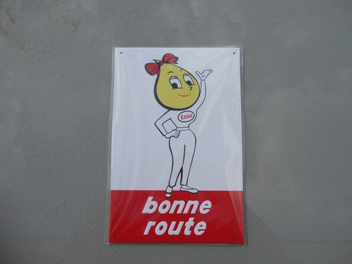 Plaque metal automobile - metal,