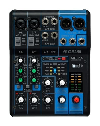 Yamaha mg06x channel mixing - 6-channel,