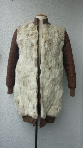 Veste fourrure luxe 38 - veste,