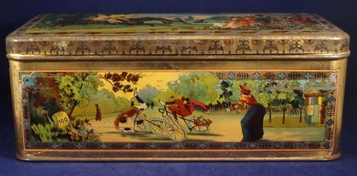 Ancienne rare boîte tôle fer