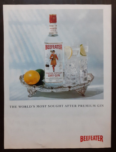 Beefeater publicité page - beefeater, 1