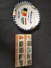 Football Mondial España 82 - Vide Poche Cendrier Belgique Hongrie+ Lot Allumette