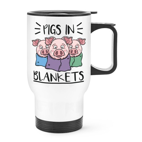Porcs blankets voyage tasse - en,