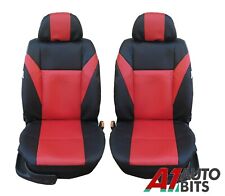 Avant Rouge Noir Siège-auto Housses Similicuir Protecteurs Pour Citroen C2 C3 C4