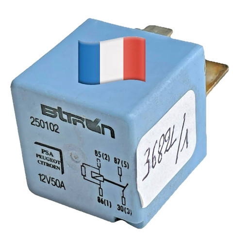 250102 relais bleu clair 12v - relais,
