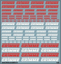 décalcomanie à l'eau, 1:32