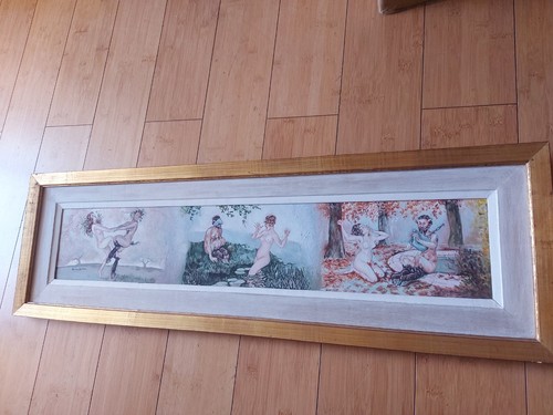 Peinture gouache sur panneau - ,,