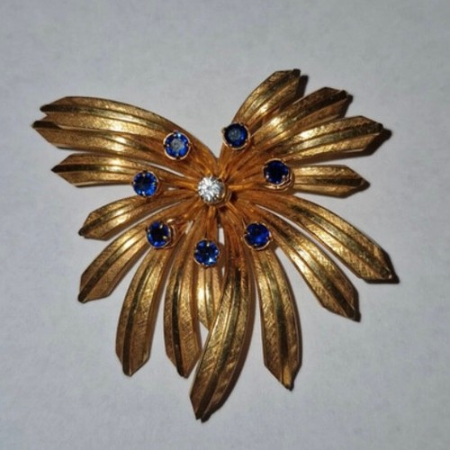 Vintage broche plaqué - plaqué, or