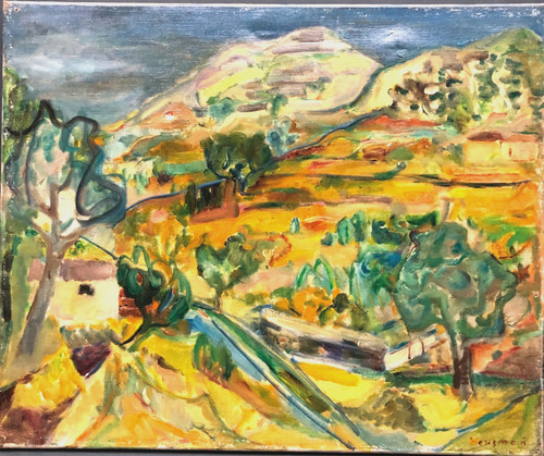 Tableau montagne sainte - tableau,
