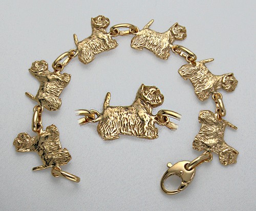 Bracelet chien westie - chien, west