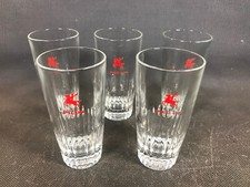 Lot de 5 anciens verres à Picon Anisette de bistrot verres apéritif vintage