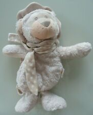 J9. DOUDOU PELUCHE SAC A DOS CLAYRE & EEF LION ECRU BEIGE 48cms  - ETAT NEUF *