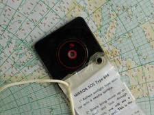 AERONAVALE MARINE - MIROIR S.O.S. TYPE 644 - SURVIE - GILET SAUVETAGE 