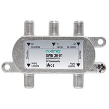 SWE 30-01 Coupleur d'antennes satellite et terreste / TNT pour Twin LNB 2 sor...