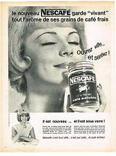 PUBLICITE ADVERTISING   1962   NESCAFE  café soluble