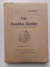 Germaine Lesieur (Eliane Greuze) Les Humbles Destins 1933 Poésie Rare - Dédicace