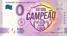 Billet Souvenir 2021  Portugal Sporting Portugal 5 - ANNIVERSARY