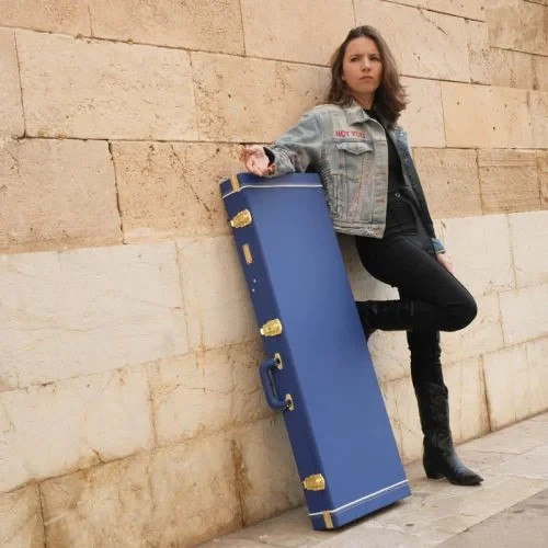 étui guitare électrique bois - guitare,