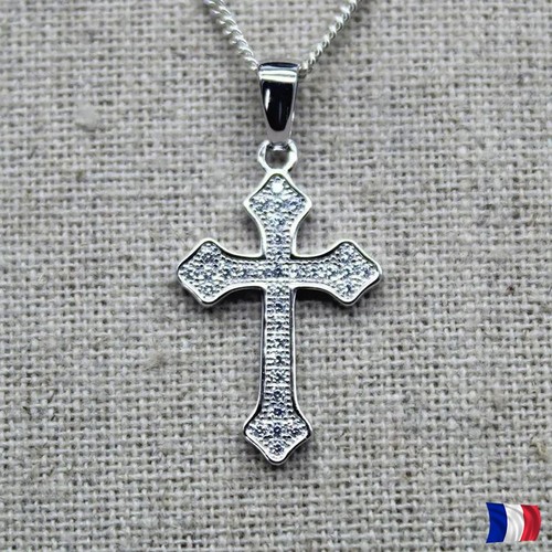 Pendentif croix argent 925