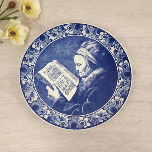 Grand assiette vintage - , murale