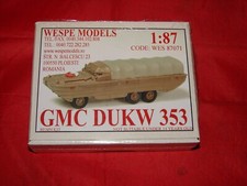 WESPE MODELS HO GMC DUKW 353