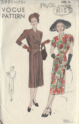 Patron couture vintage - patron,