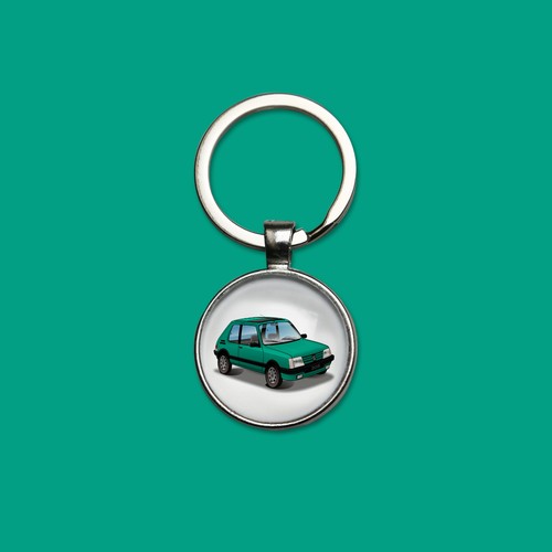 Porte clés peugeot 205 gti - peugeot,