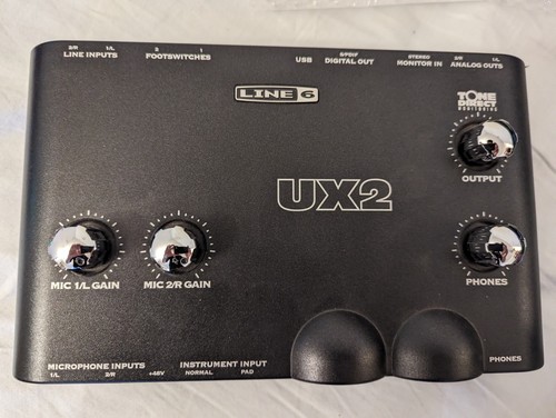 Line pod studio ux2 audio - line, 6
