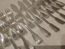 12 couverts a poisson Métal