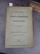 Jubilaeums band Vierteljahrschrift Monoyer ophtalmologie optique médecine