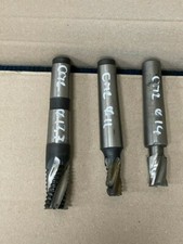 Lot de 3 fraises à rainurer ravageuses 4 lèvres Ø 11 / 14 / 17,7 mm - queue CM2