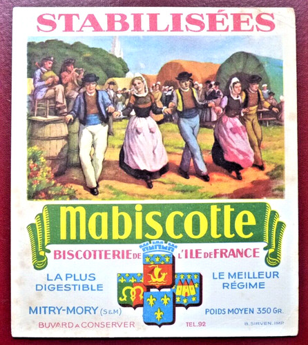 Buvard biscottes mabiscotte - biscottes,