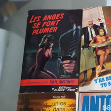 10 Livres de poche SAN ANTONIO n° 6, 17, 29, 33, 36, 78, 91, 123, 893, 980