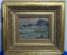 Tableau Ancien Huile Paysage