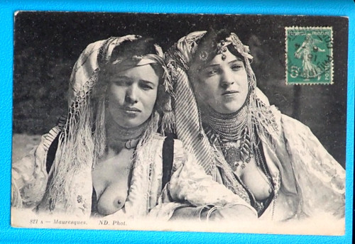 Cpa maghreb jeune - jeune, seins