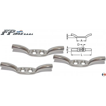 Taquet fanion inox longueur - taquet,