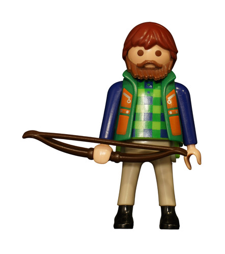 Playmobil personnage chasseur
