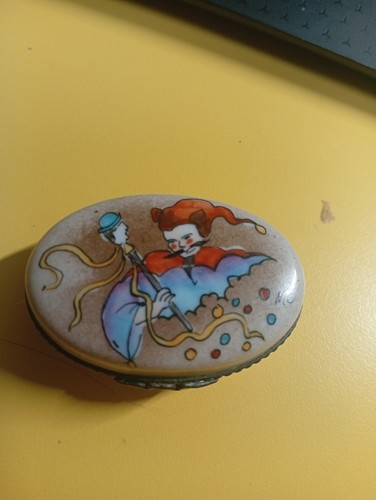 Boite pillule limoges - limoges, peint